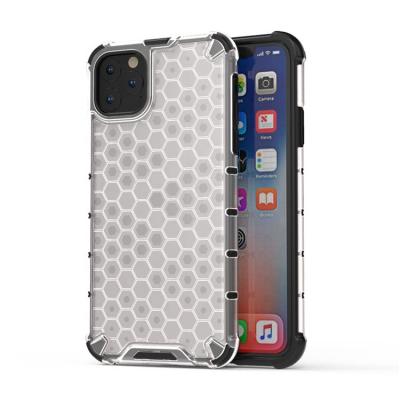 China Soft TPU For Iphone12 Honeycomb Four-corner Anti-fall Transparent Mobile Phone Case Cover Device for sale