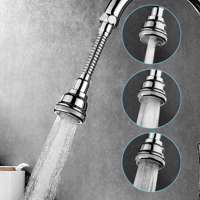 China Modern Pet Shower Head Faucet Kitchen Faucet Splash Filter Water Filter 3 Functions Brass Water Aerator for sale