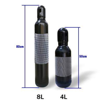 China Factory Quality Guarantee 8L/4L Nitrogen Gas Cylinder For Excavator Attachment Hydraulic Breaker Hydraulic Hammer for sale