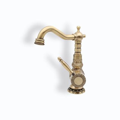 China bangqi Faucets One-handle Countertop Installation New Design Bathroom Faucet Metered Antique Basin Basin Faucets for sale