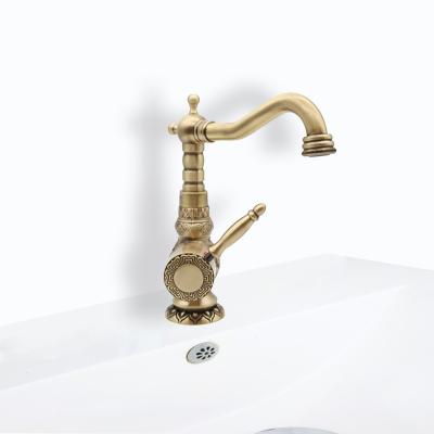 China Modern Brass Single Lever Basin Mixer Tap Modern Brass Single Lever Basin Mixer Metered Bathroom Deck Mounted Water Sink Faucet Faucet for sale