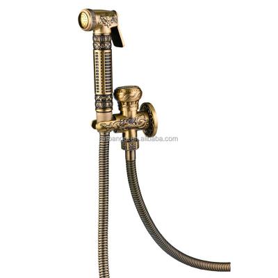 China EUROPEAN China Manufacture Hot Sales Bidet Sprayer Toilet Seat Brass Toilet Bidet Spray Gun for sale