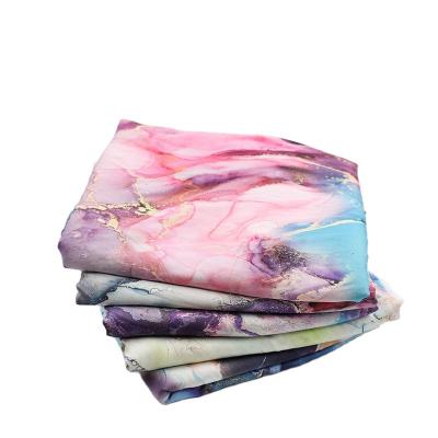 China 50D Polyester Anti-Static Satin Chiffon 100% Digital Floral Print For Dress for sale