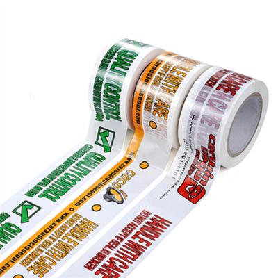 China Factory direct good quality Printed LOGO Printed strong adhesive custom bopp packing tape waterproof for sale