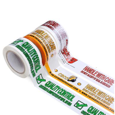 China Waterproof Acrylic Self Adhesive Branded Custom Packing Tape With Logo for sale