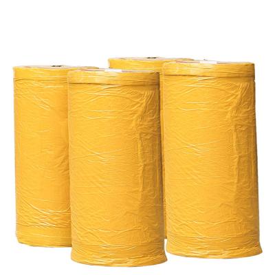 China Heat Resistant Hot Melt Printing Bopp Tape Cardboard Adhesive Sealing Jumbo Roll Yellow Bopp Packing Tape for sale