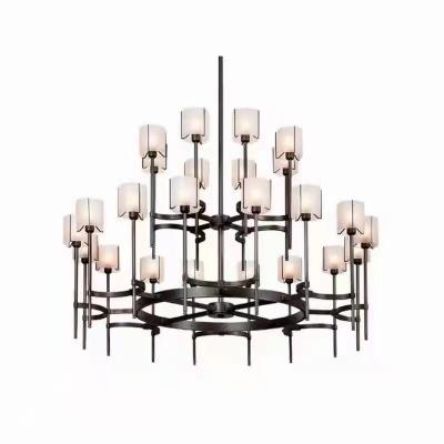 China Modern Made In China Hotel Lobby Villa Hall Branch Type Chandelier Flower Lamp for sale