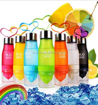 China Sustainable frosted plastic sports shaker, bpa free, Tritan plastic, portable for camping plastic shaker for sale