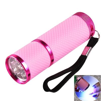 China LED Gel LED Flashlight Small Nail Lamp Glow Fast Curing Flashlights With 9 LED Lights Portable Light Nail Dryer For Quick Nail Dry-Creating Manicure for sale