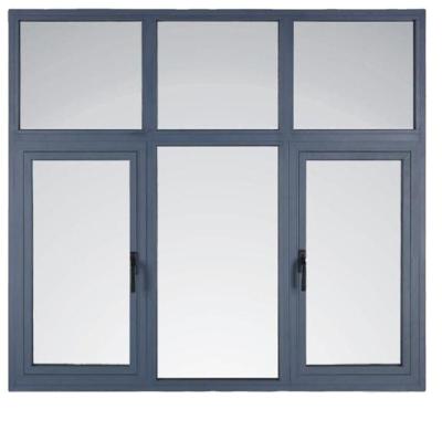 China Magnetic Screen Double Glazing Aluminum Windows Tent Opening Window High Quality Vertical Opening Window for sale