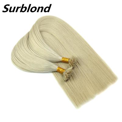 China Wholesale Cheap Natural Hair Extension Straight Hair U Tip Italy Keratin Prebonded Nail Tip Bonded Hair Extensions for sale