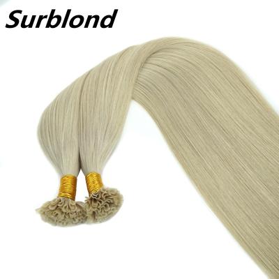 China Natural Straight Hair Ready To Boat Nail Tip Bonded Double Drawn Hair Wholesale Italian Hair U Tip/Keratin U Tip/I Tip Flat Hair Extensions for sale