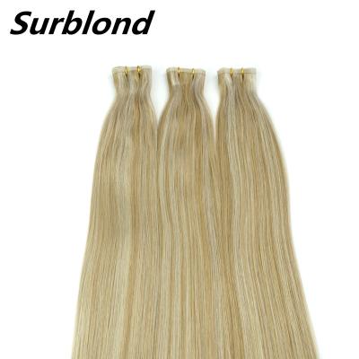 China 100% Natural Straight High Quality Seamless Human Hair Flat Weft Hair Weft Extensions for sale