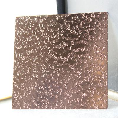 中国 Custom Design building material 304 Embossed Series Stone Pattern Texture Stainless Steel  Decorative Sheet 販売のため