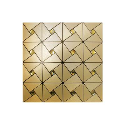 China Teja de mosaico de acero inoxidable de encargo del modelo 201 0.3m m para Backsplash en venta