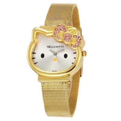 China Automatic Date Children's Alloy Hello Kitty Watch and Bracelet for sale