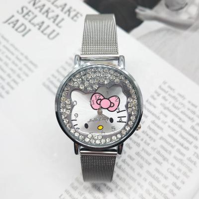 China Automatic date reloj kitty girls hello watch pulsera reloj mujer Para cheap price watches ladies quartz for sale