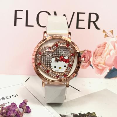 China Automatic date reloj kitty hello kids watch pulsera reloj mujer Para cheap price made in china for sale