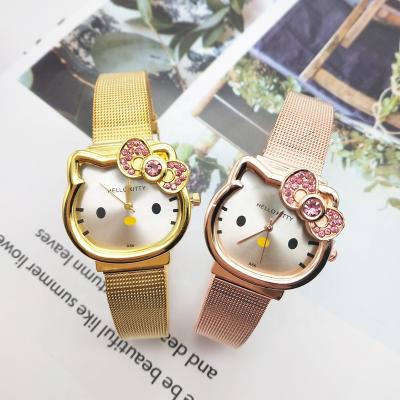 China Date Automatic Women's Age Reloj Kitty Wrist Watch Kitty Hello Hello for sale