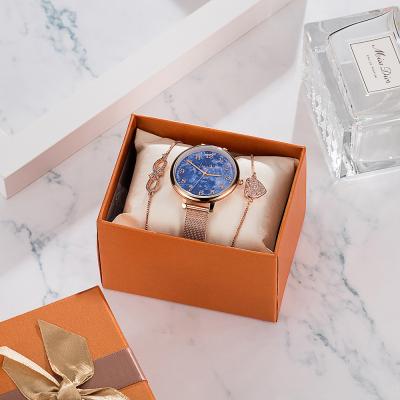 China Amazon date luxury automatic fashion success ladies bracelet watches women watch with box gift set Al fajr watch for sale