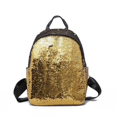 China Fashion New Arrival Sequin Bling Metallic Backpack For Ladies Fashion Casual Sequin School Travel Bag for sale