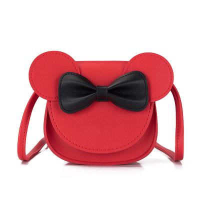 China Fashion Micky's Mini Link Bag PU Leather New Children's Mini Bag Fashion Cartoon Shape Shoulder Bag Handsome Present For Girl Best Gift for sale