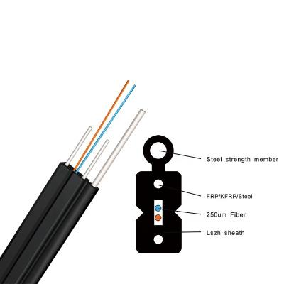 China Telecom Communications GJXH GJXFH GJYXCH GJYXFCH G657A Outdoor 4 Core Ftth Drop Cable Outdoor Ftth Drop Cable for sale