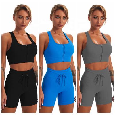 China 2021 TikTok Breathable High Quality Woman Seamless Gym Fitness Clothing Sets for sale