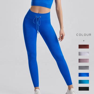 China Breathable Tiktok High Tops Sale Women Yoga Pants Seamless Gym Gaiters for sale