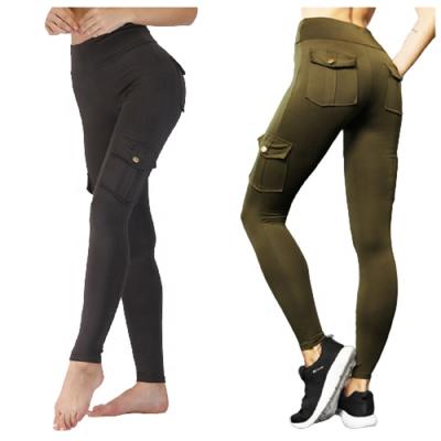 China 2021 Breathable Comfortable High Waist Yoga Pants With Pockets For Women for sale