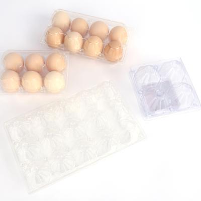 China Custom Logo And Picture Blister Egg Packing Chicken Egg Boxes Fresh Transparent Container for sale