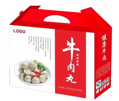 China Wholesale Disposable Customize Logo Box Corrugated Paper Box With Hanger For Gifts Food Fruit for sale