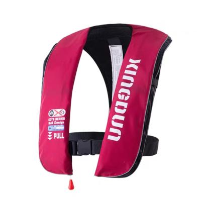 China Protective Professional Life Vest Fishing Kayak Life Vest 5 Sec Rescue Vest 15kg Women's Auto Inflatable Kayak Life Vest for sale