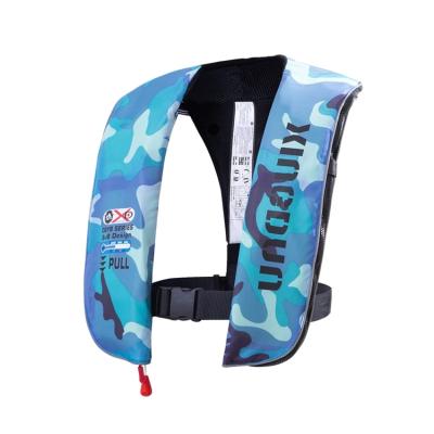 China Water Sports Swimming Life Vest Fishing Life Vest 5 Dry Rescue Vest 15kg Buoyancy Kayak Women/Man Auto Inflatable Top Life Jackets for sale