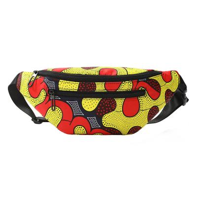 China Water Proof Print Wax Fabric Light Weight Fifteen Pack African Pussy Bumbag For Travel for sale