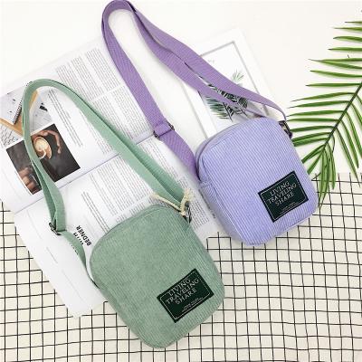 China Fashion Women Mini Small Canvas Shoulder Cross - Body Messenger Bag for sale