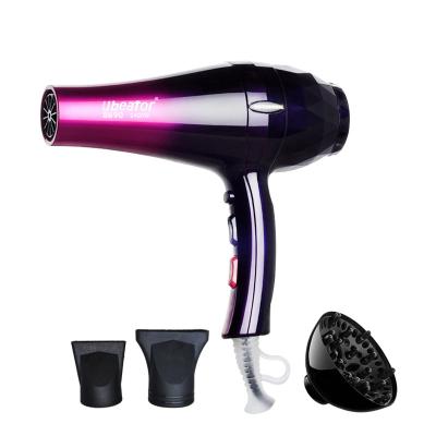 China New Design 3 Speed ​​Private Label Negative Ion Electric Hair Dryer Multifunctional Portable High Quality Blow Foldable for sale