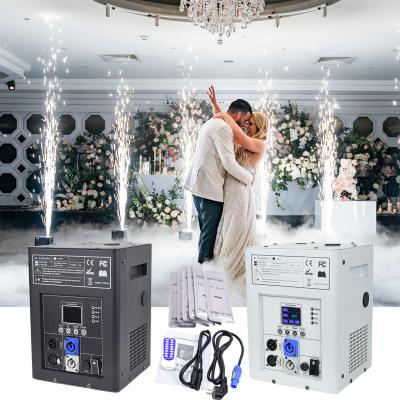 China 750W Wireless DMX Control Cold Pyro Sparkler Fireworks Fountain Machine For DJ Stage Wedding Party Cold Spark Machine for sale