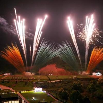 Chine Fabrique chinoise en gros Pyrotechnique professionnelle Des feux d'artifice de jour gâteau coloré Des feux d'artifice de gâteau de fumée Pour la fête à vendre