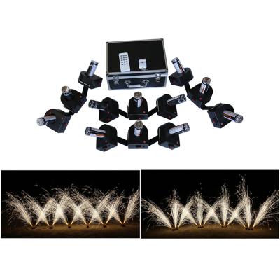 China 12 Cues Channels Pyro Stage Wireless Remote Control Round Cold Fountain Fireworks Firing System For Christmas Celebration Party for sale
