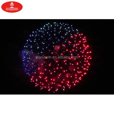 China 1.3g professioneel Lucht de Begroetingsmortier Shell Fireworks van Pyrotechniekballen Te koop