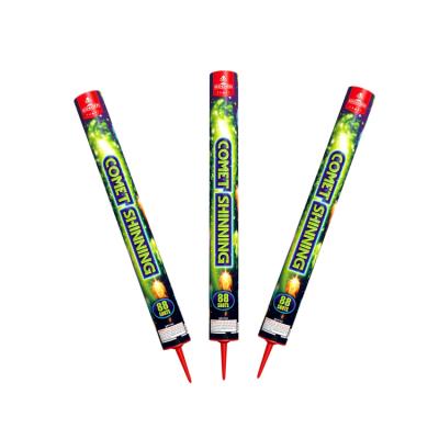 China Cometa Shinning Roman Candle Fireworks Pyrotechnics 88 tiros para el partido en venta