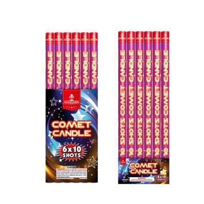 China 10 Schuss-Kometen-Roman Candle Stick Fireworks-Mandarinen-Pyrotechnik 2021 für Hochzeit zu verkaufen