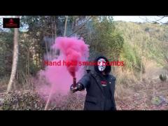 45S Duration Coloured Smoke Flares , Hand Held Smoke Bombs For Photography