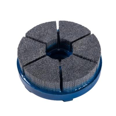 China Weld Cleaning Rough Surface Deburring Cleaning FMT Automobile Engine Disc End Polishing Brushes for sale