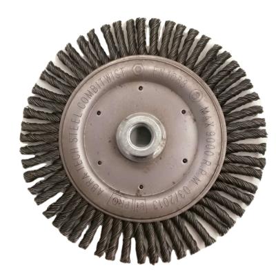 China Welding Cleaning Rough Surface Cleaning FMT High Quality Twisted Knot Wire Wheel Brush, Cup Brush, Wheel Brush for sale