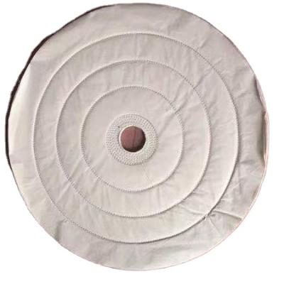 China Jewelry Design Cotton Spiral Stitched Polishing Wheel For Polishing for sale