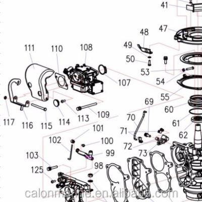 China Calon Gloria 20HP Boat Engine Carburetor Parts T20- 01.02.01.00 2 for sale