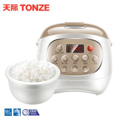 China Outdoor ready to ship mini electric 2L rice cooker with ceramic pot microcomputer non-sticking inner control for sale