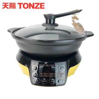 China Commercial Porcelain Casserole Electric Claypot Cooker High Temperature Hotpot Steamer for sale